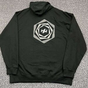 Onnit Hoodie Men Extra Large Black Full Zip Long Sleeve Pocket Outdoor XL